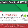 100% Automatic MongoDB REST API Generator + NodeJS TypeScript REST API + JWT Auth + Swagger