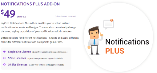 MYCRED NOTIFICATIONS PLUS ADD-ON 1.6