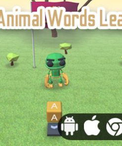 3D Animal Words Learner - Realistic Educational Game For Kids