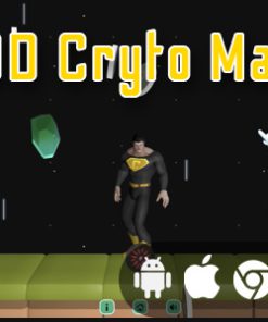 3D Crypto Man - Cross Platform Casual Game