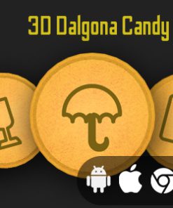 3D Dalgona Candy - Casual Mini Squid Game