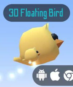 3D Floating Bird - Cross Platform 3D Hyper Casual Game