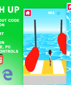 3D Fun Catch Up. Mobile, Html5 Game .c3p (Construct 3)