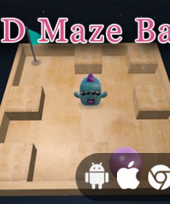 3D Maze Ball - Cross Platform Casual Physics Game