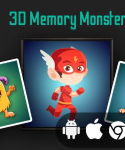 3D Memory Monsters - Cross Platform Educational Game