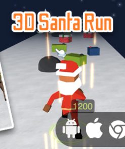 3D Santa Run - Cross Platform Christmas Game