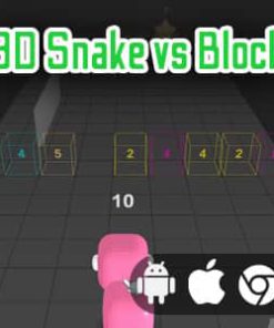 3D Snake vs Block - Cross Platform Hyper Casual Game