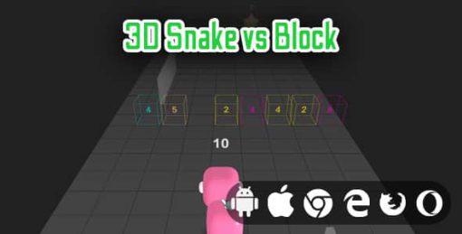 3D Snake vs Block - Cross Platform Hyper Casual Game