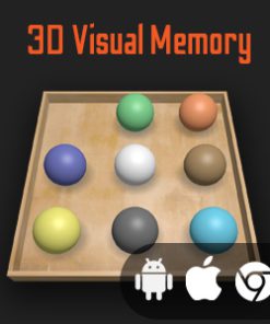 3D Visual Memory - Html5 Educational Game