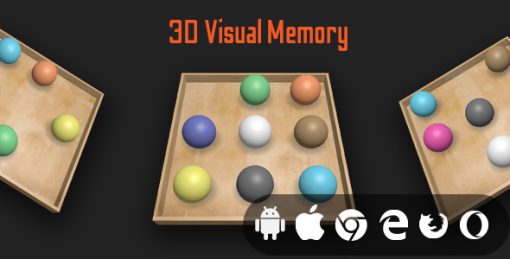 3D Visual Memory - Html5 Educational Game