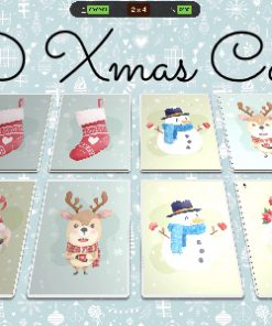 3D Xmas Cards - Cross Platform Memory Game