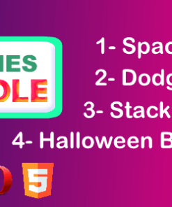 4 Games Bundle - HTML5 Games