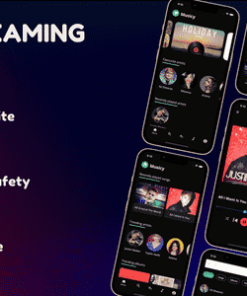 4 in 1 - Music streaming complete solution, iOS, Android, Admin and website