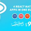 4 React Native Apps In One Bundle [Fitness, City Guide, Recipes]