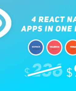 4 React Native Apps In One Bundle [Fitness, City Guide, Recipes]