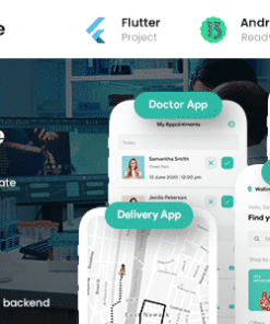 6 in 1 Doctor Appointment Booking App | Nearby Doctor App | Android + iOS Template | FLUTTER 2