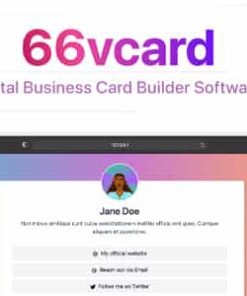 66vcard - Digital Business Card Builder (SAAS)