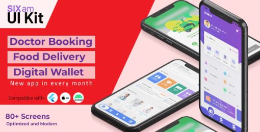6am UI Kit - The Biggest Flutter UI Kit