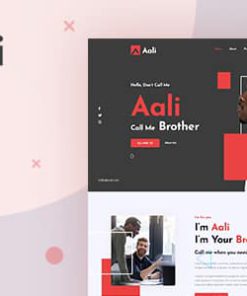 Aali - Personal Portfolio WordPress Theme