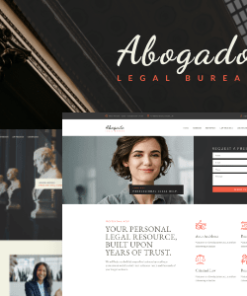 Abogado - Lawyer Firm & Legal Bureau WordPress Theme