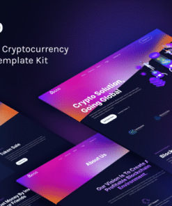 Acco – Blockchain Cryptocurrency & Bitcoin Elementor Template Kit