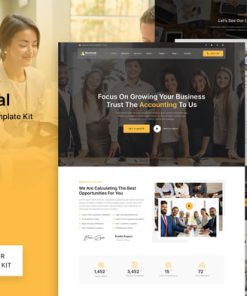 Acctual – Accounting Firm Elementor Template Kit