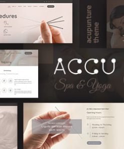 Accu - Healthcare, Massage WordPress Theme