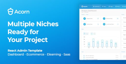 Acorn - React Admin Template