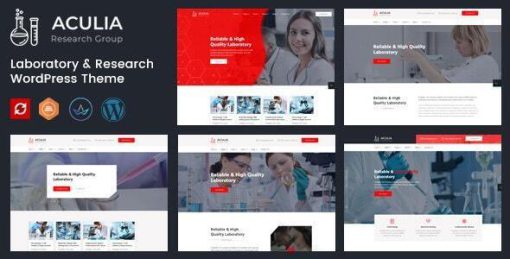 Aculia | Laboratory & Research WordPress Theme