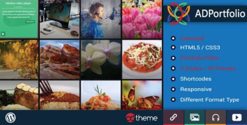 AD Portfolio Filter and Carousel Wordpress Plugin