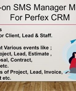 Add-on SMS Manager Module for Perfex CRM