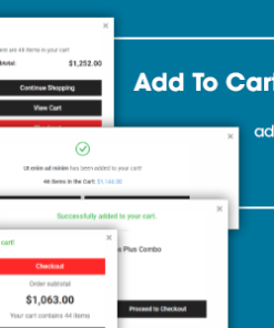 Add To Cart Notification - WooCommerce WordPress Plugin