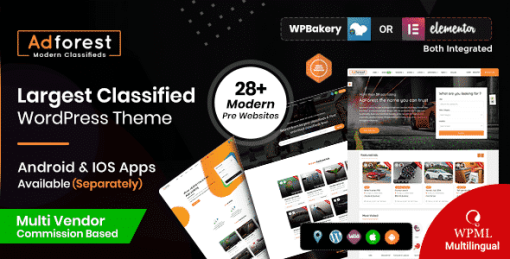 AdForest - Classified Ads WordPress Theme