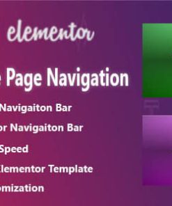 Advanced One Page Navigation for Elementor