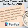 Advanced Task Timesheet Manager Module for Perfex CRM