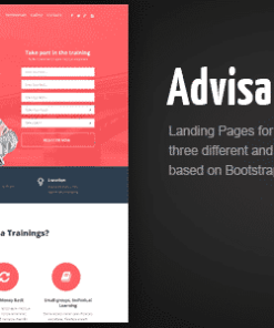 Advisa – Marketing  Landing Page