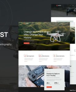 Aerist - Drone Aerial Video & Photography Elementor Template Kit