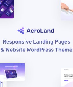 AeroLand - App Landing Software Website WordPress Theme