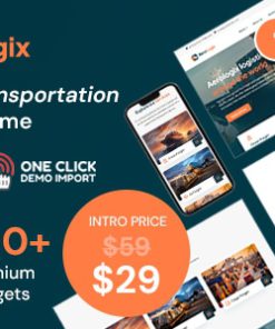 AeroLogix - Logistics & Transportation WordPress Theme