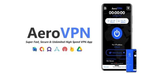 AeroVPN - Super Fast, Secure High Speed VPN App | ADMOB, APPLOVIN, FAN, FIREBASE, ONESIGNAL, G DRIVE