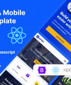 Affan - PWA Mobile React Next js Template