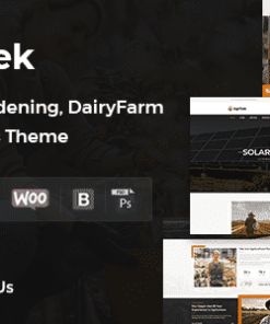 Agritek - Agriculture, Dairyfarm and Gardening WordPress Theme