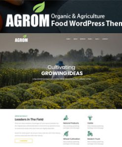 Agrom - Organic & Agriculture Food WordPress Theme