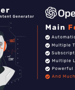 AI Writer SaaS - Powerful Automatic Content Generator Tools & Writing Assistant
