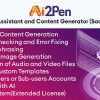 Ai2Pen – AI Writing Assistant and Content Generator (SaaS Platform)