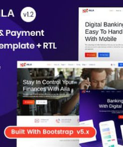 Aila - Online Banking & Payment HTML Template