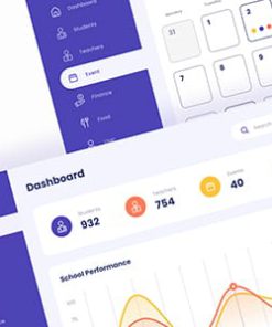 Akademi - Elegant School Admin Dashboard Figma