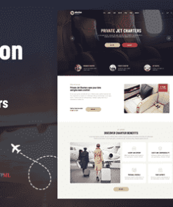 Alavion - Private Jet Charters WordPress Theme