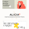 Alicia - Elementor Portfolio Theme