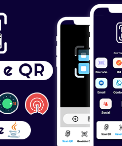 All in One QR Barcode Scanner & Generator +Admob+OneSignal Push Notification Android App